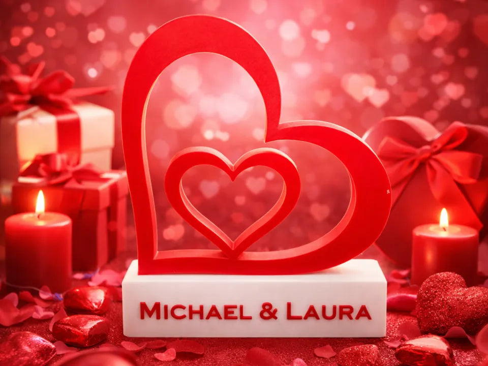 Personalized Heart Decor Valentine's Day