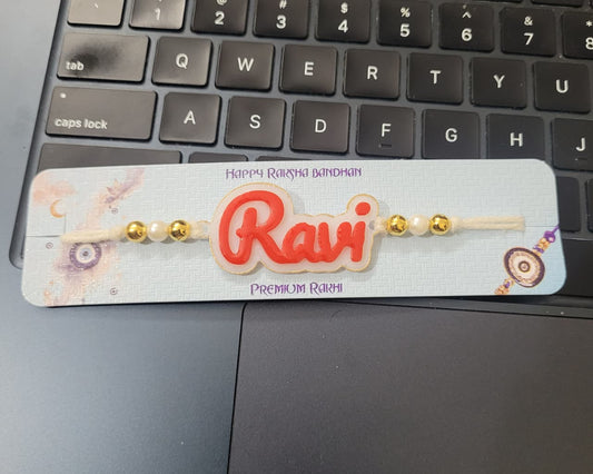 Personalized Reusable as Keychain Rakhi